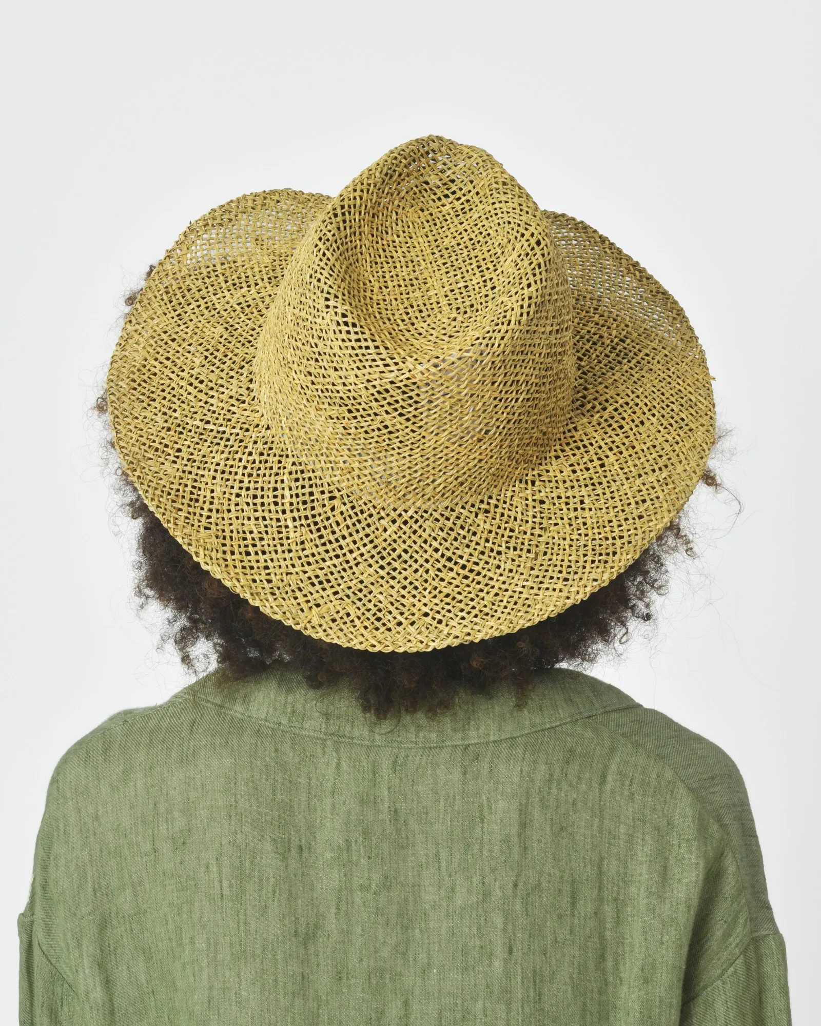 Chapeau unisex en raphia Reinhard Plank 