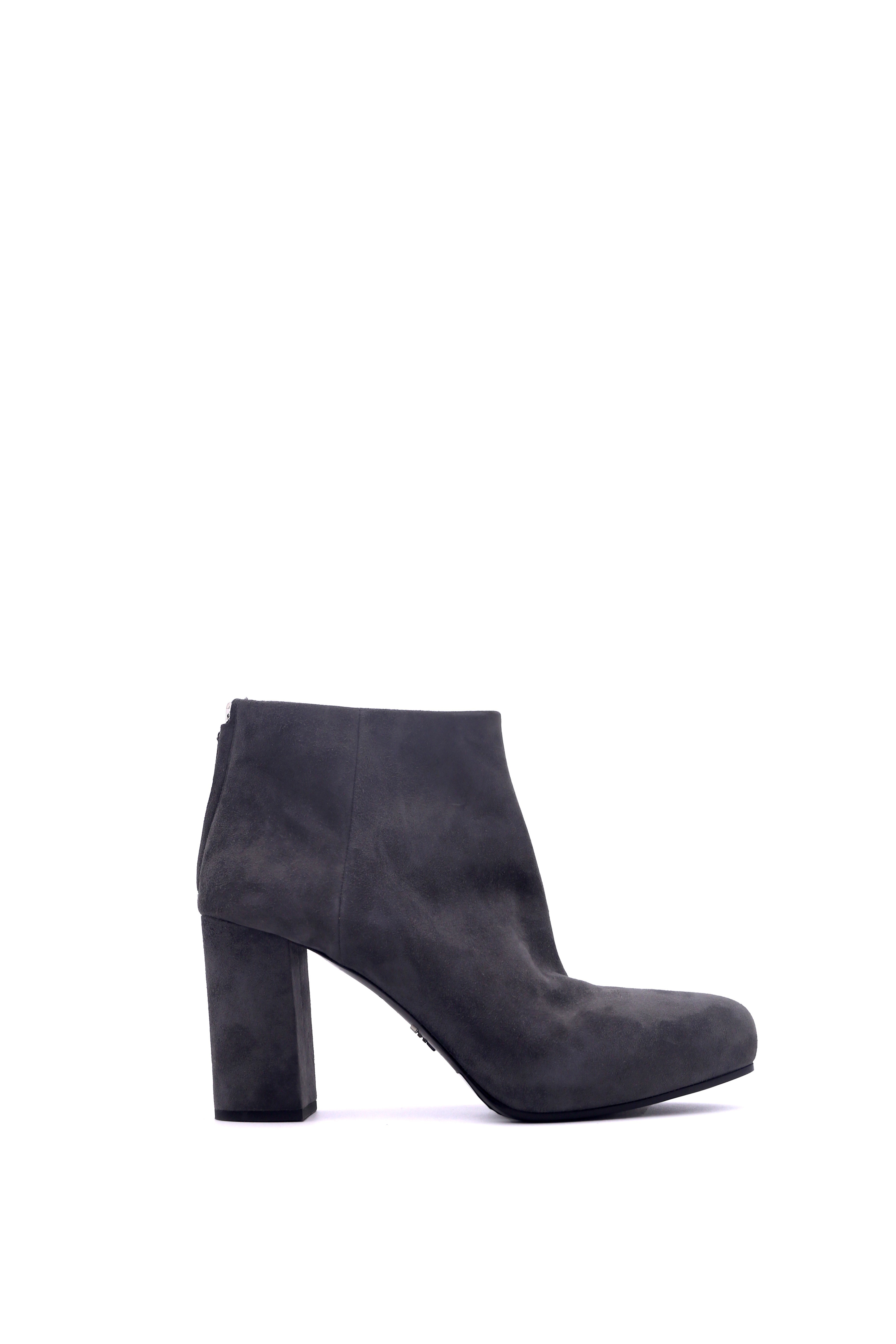 Bottines grises femme daim best sale