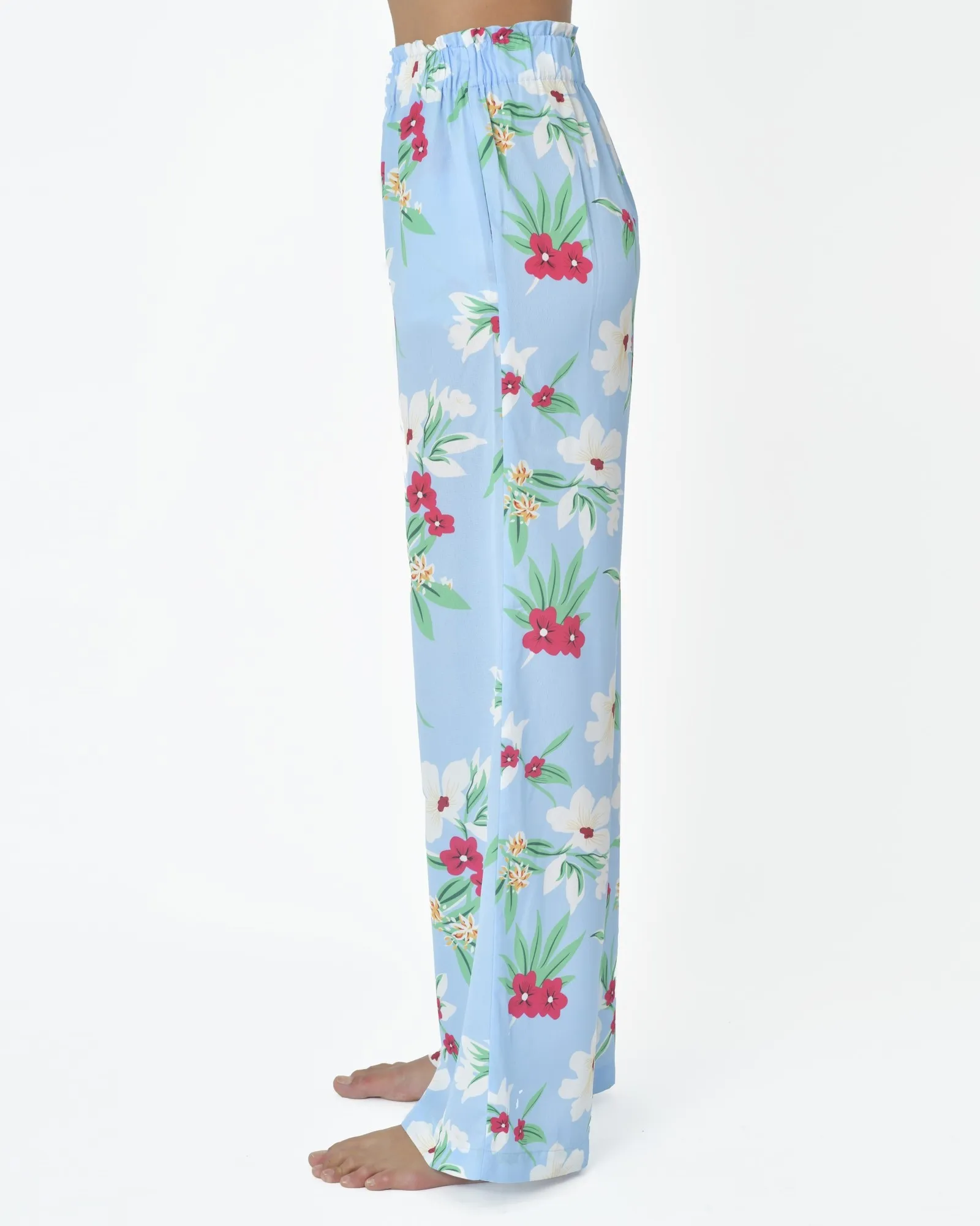 Pantalon fluide floral Edward Achour 