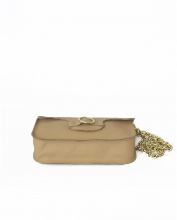 Pochette beige porté épaule Falorni 