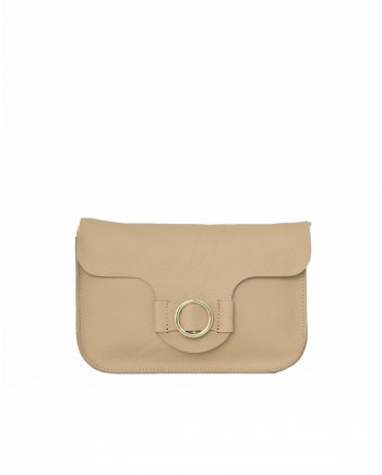 Pochette beige porté épaule Falorni 