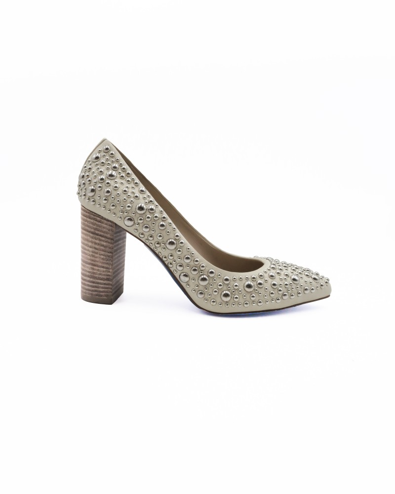 Escarpins en cuir beige Guido Pasquali 