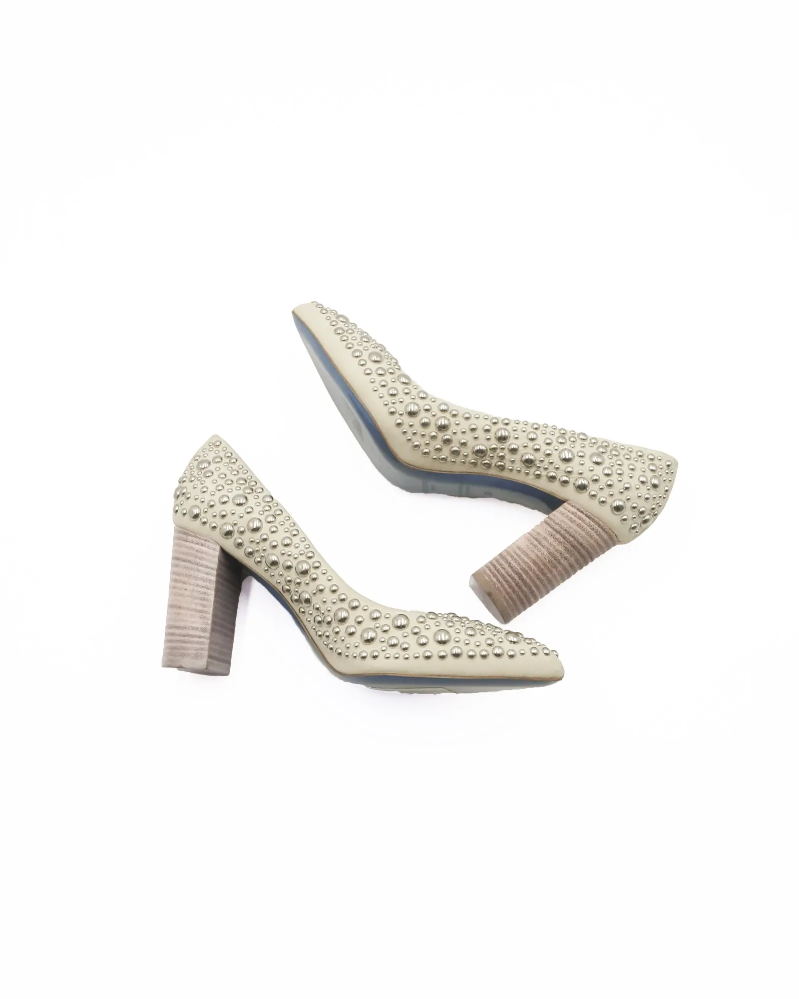 Escarpins en cuir beige Guido Pasquali 