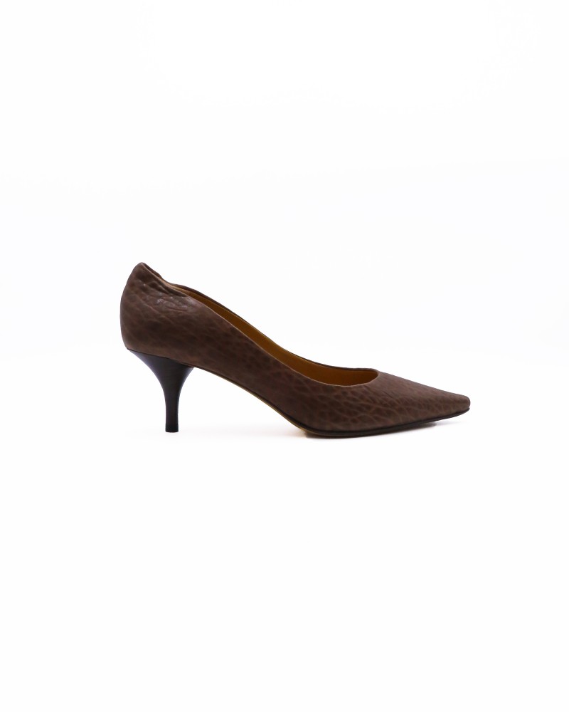 Escarpins marron en cuir Puro 