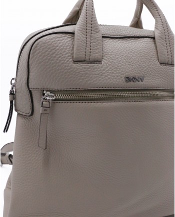 Sac à dos en cuir beige Dkny 