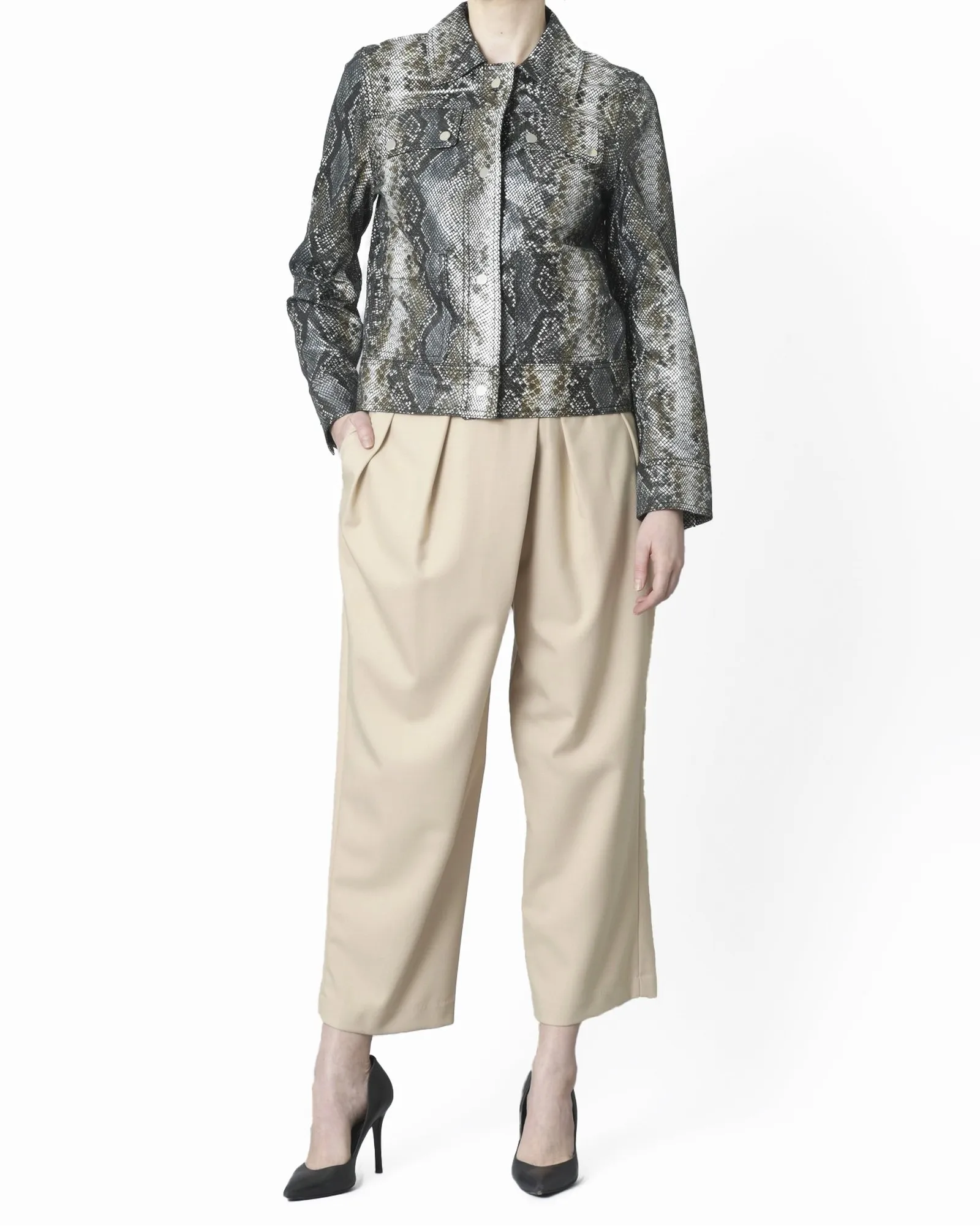 Pantalon beige sarouel Edward Achour 