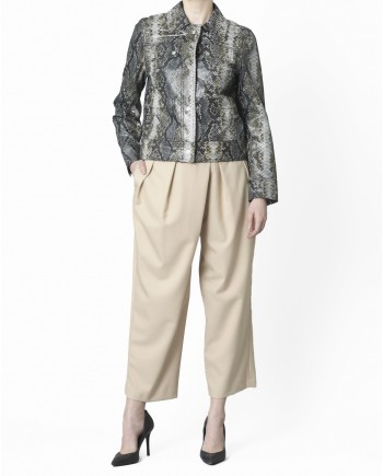 Pantalon beige sarouel Edward Achour 