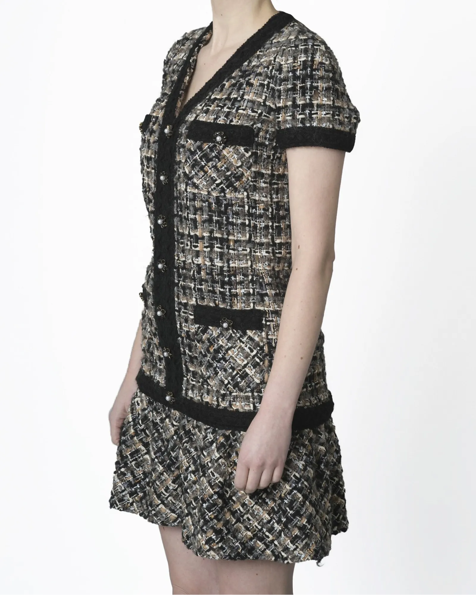 Robe en tweed Edward Achour 