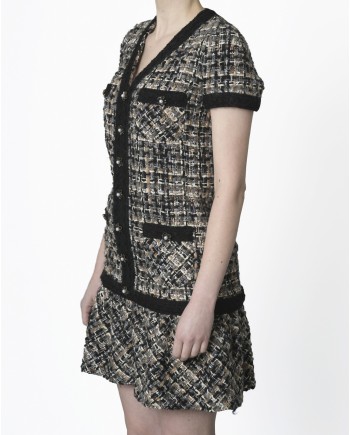 Robe en tweed Edward Achour 