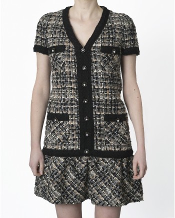 Robe en tweed Edward Achour 