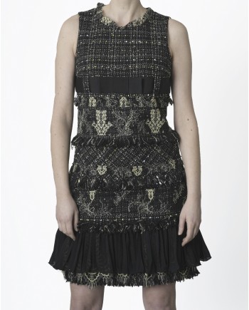 Robe en tweed Edward Achour 