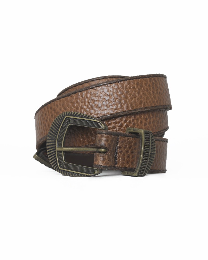 Ceinture en cuir grainé Eleventy 