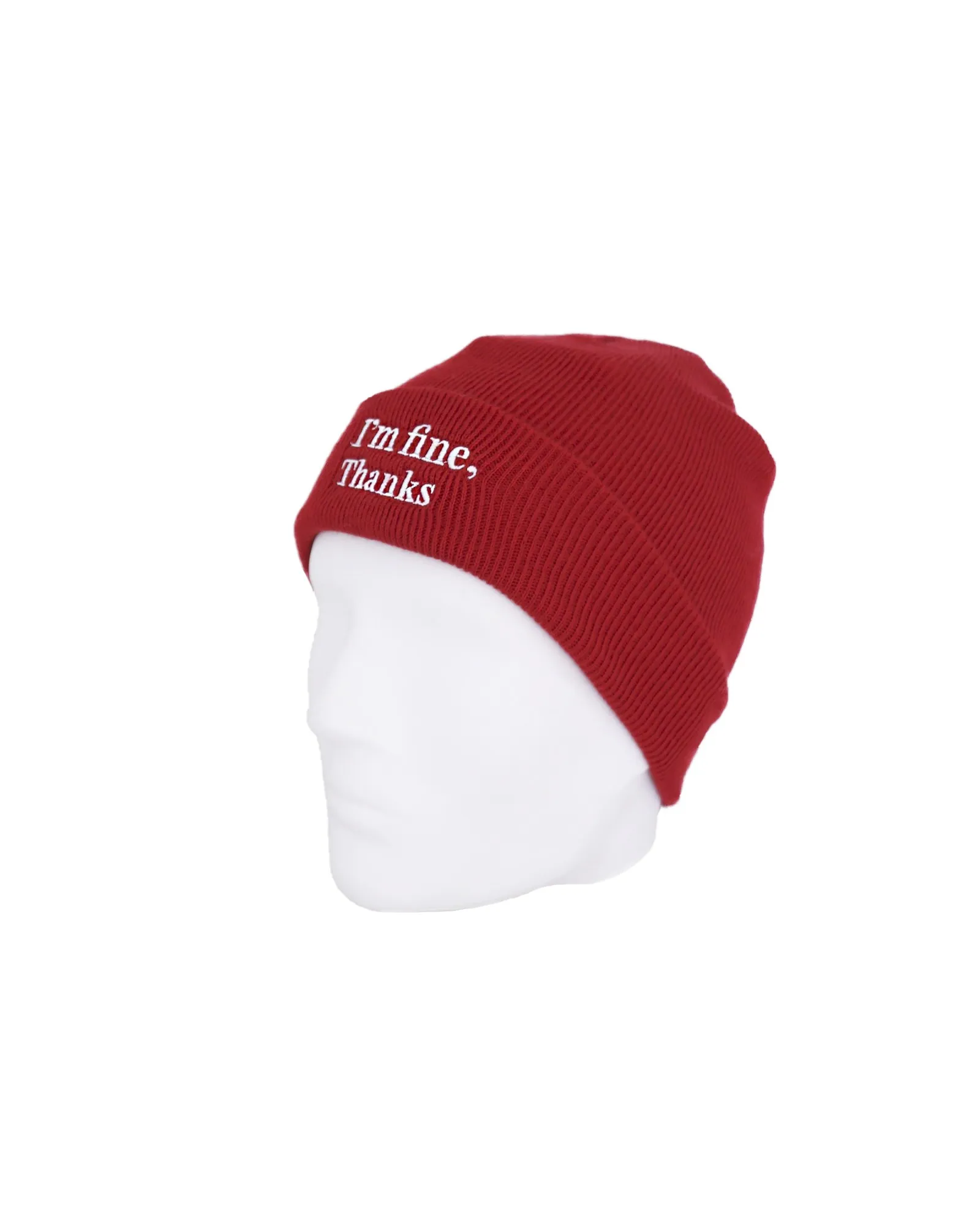 Bonnet brodé rouge SVNTY 