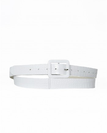 Ceinture en cuir double tour Nude 