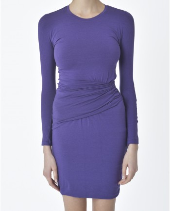 Robe violette Carven 