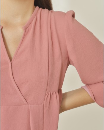 Blouse en crêpe légère Chemins Blancs 