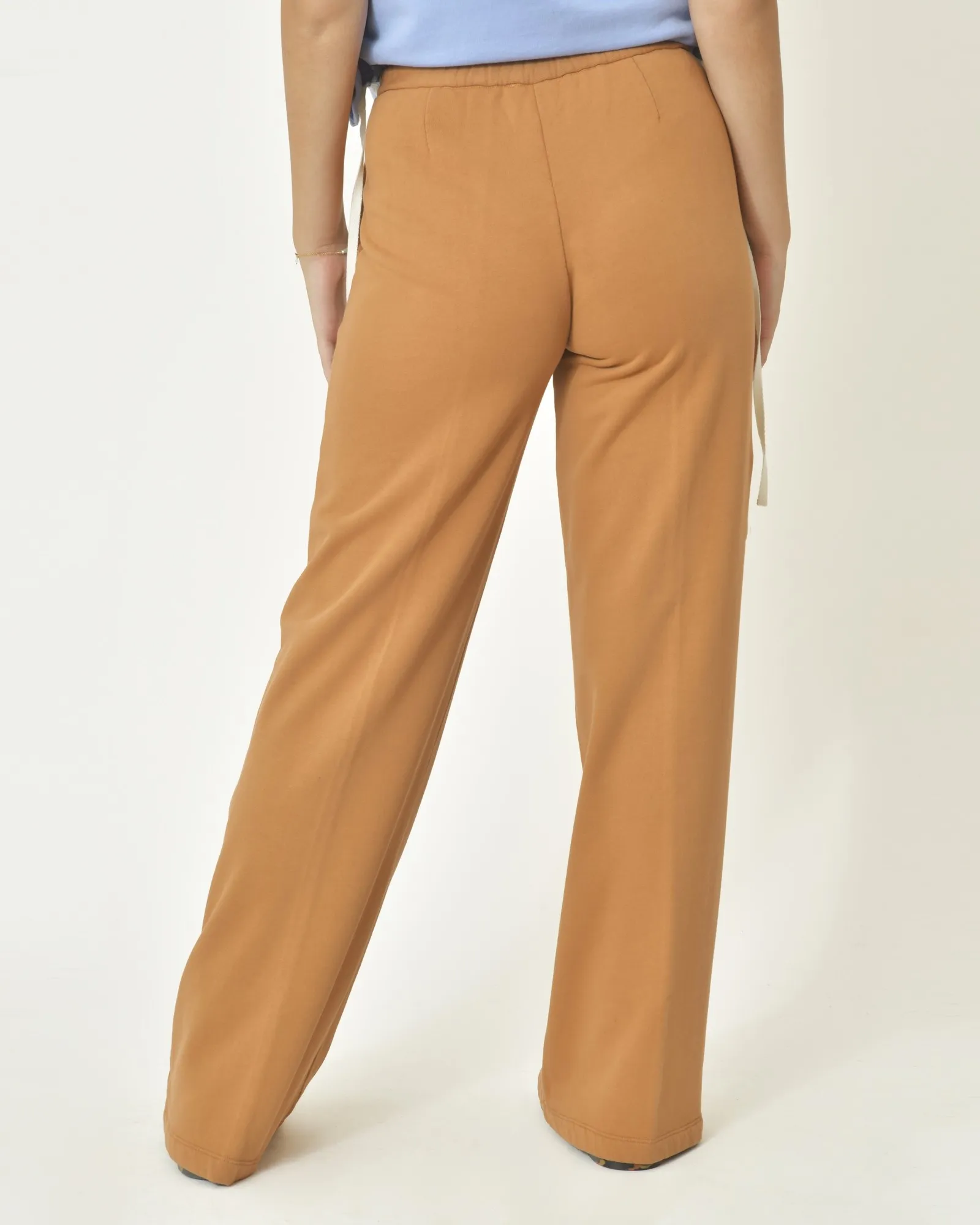 Pantalon taille haute en coton Forte Forte 