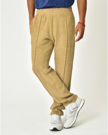 Pantalon en laine mélangée beige Erevan 