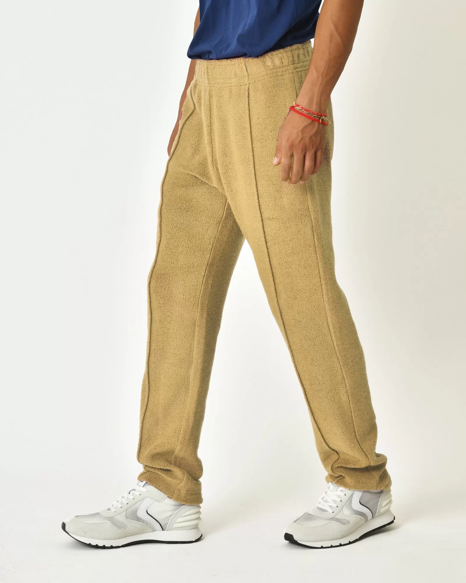 Pantalon en laine mélangée beige Erevan 