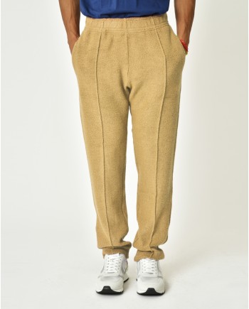 Pantalon en laine mélangée beige Erevan 