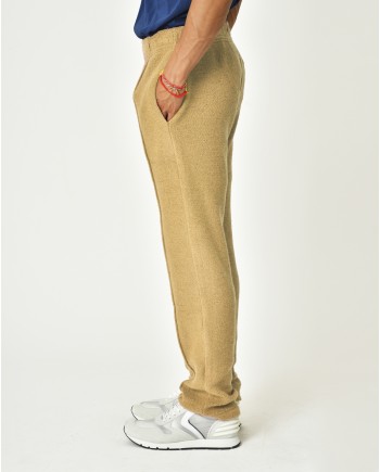 Pantalon en laine mélangée beige Erevan 