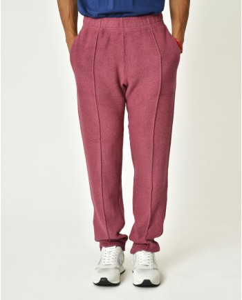 Pantalon en laine mélangée framboise Erevan 