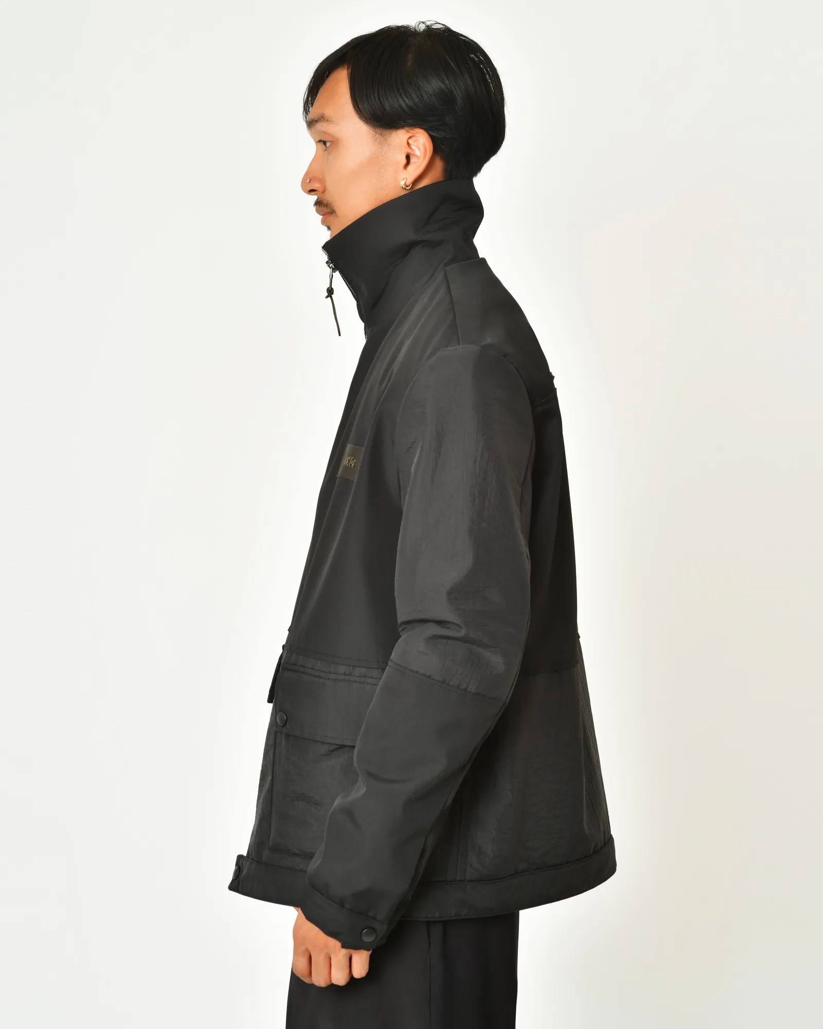 Blouson imperméable à col montant zippé Ixos 