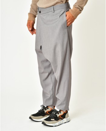 Pantalon sarouel portefeuille gris Ixos 