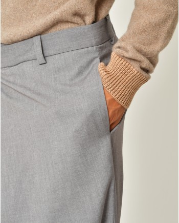 Pantalon sarouel portefeuille gris Ixos 