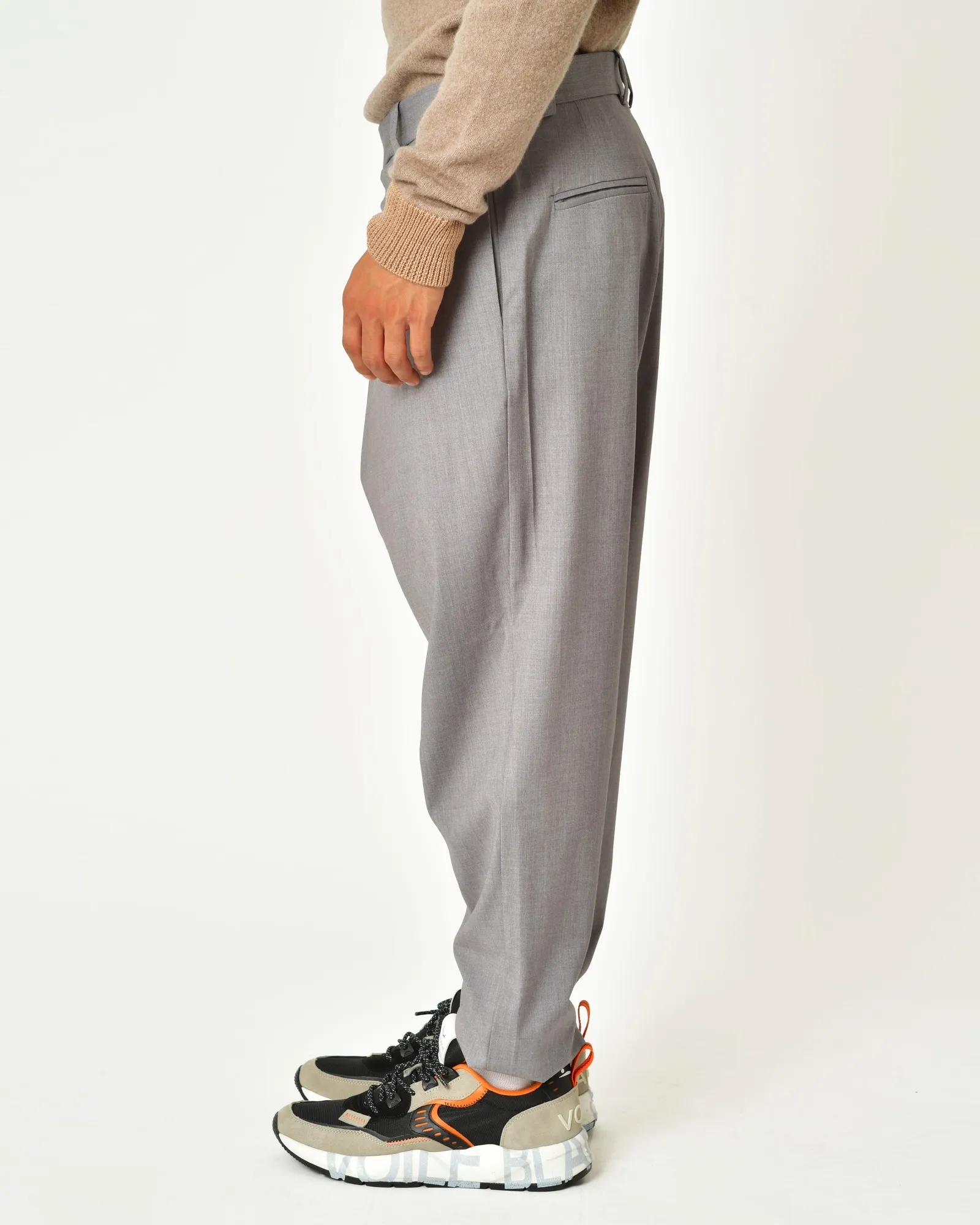 Pantalon sarouel portefeuille gris Ixos 