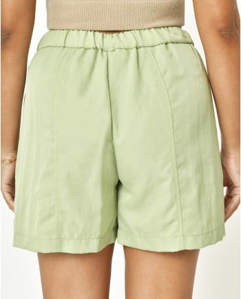 Short vert avec cordon ajustable Tela 