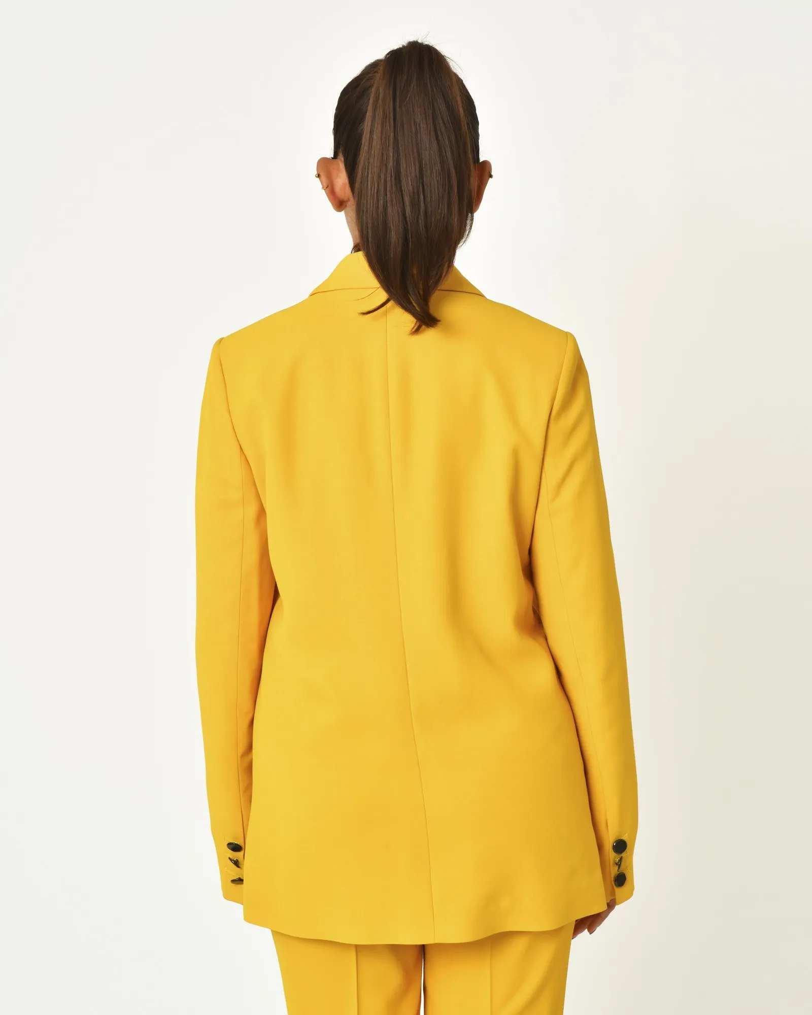 Veste jaune à double boutonnages Chemins Blancs 