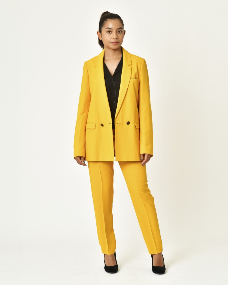 Veste jaune à double boutonnages Chemins Blancs 