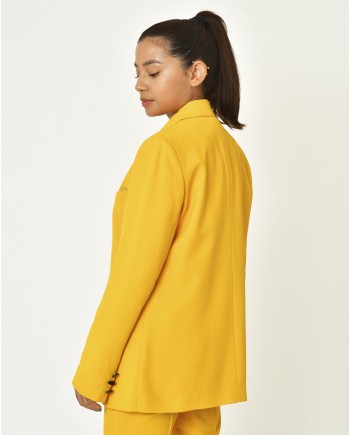 Veste jaune à double boutonnages Chemins Blancs 