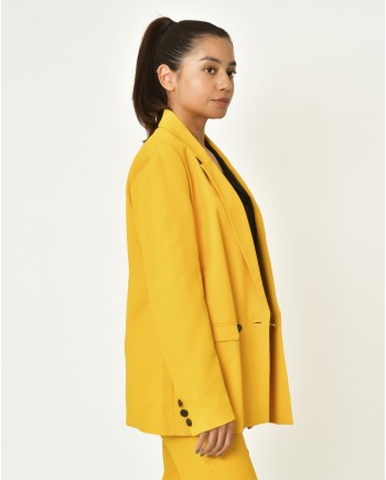 Veste jaune à double boutonnages Chemins Blancs 