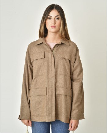 Veste militaire marron Chloé Stora 