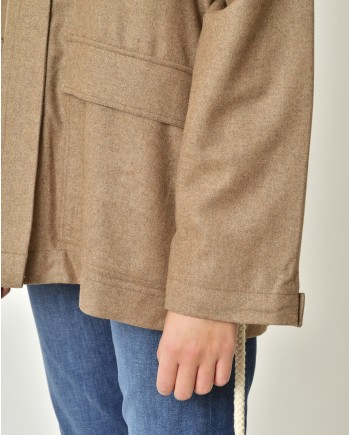 Veste militaire marron Chloé Stora 