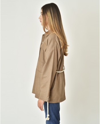 Veste militaire marron Chloé Stora 