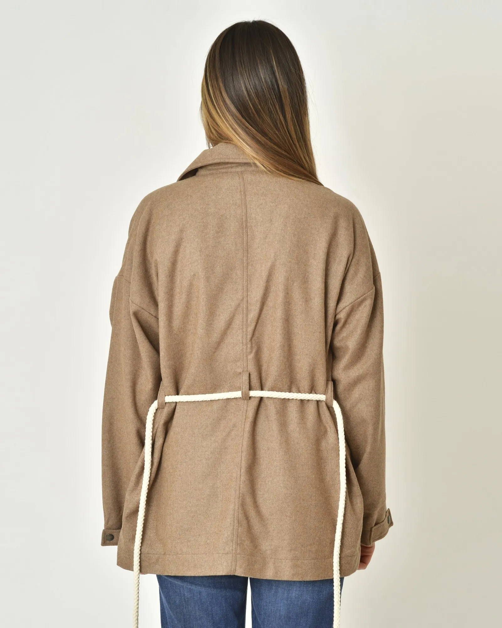 Veste militaire marron Chloé Stora 