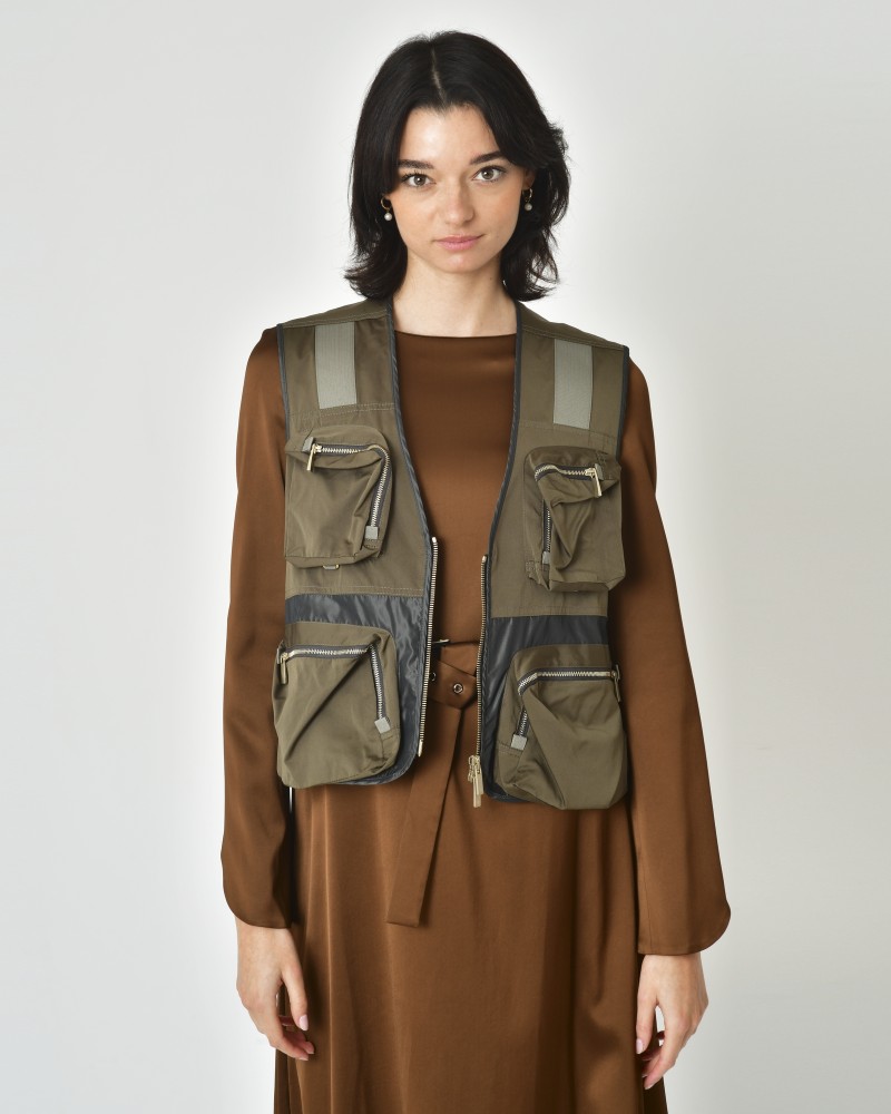 Gilet militaire à quatre poches Lorena Antoniazzi 