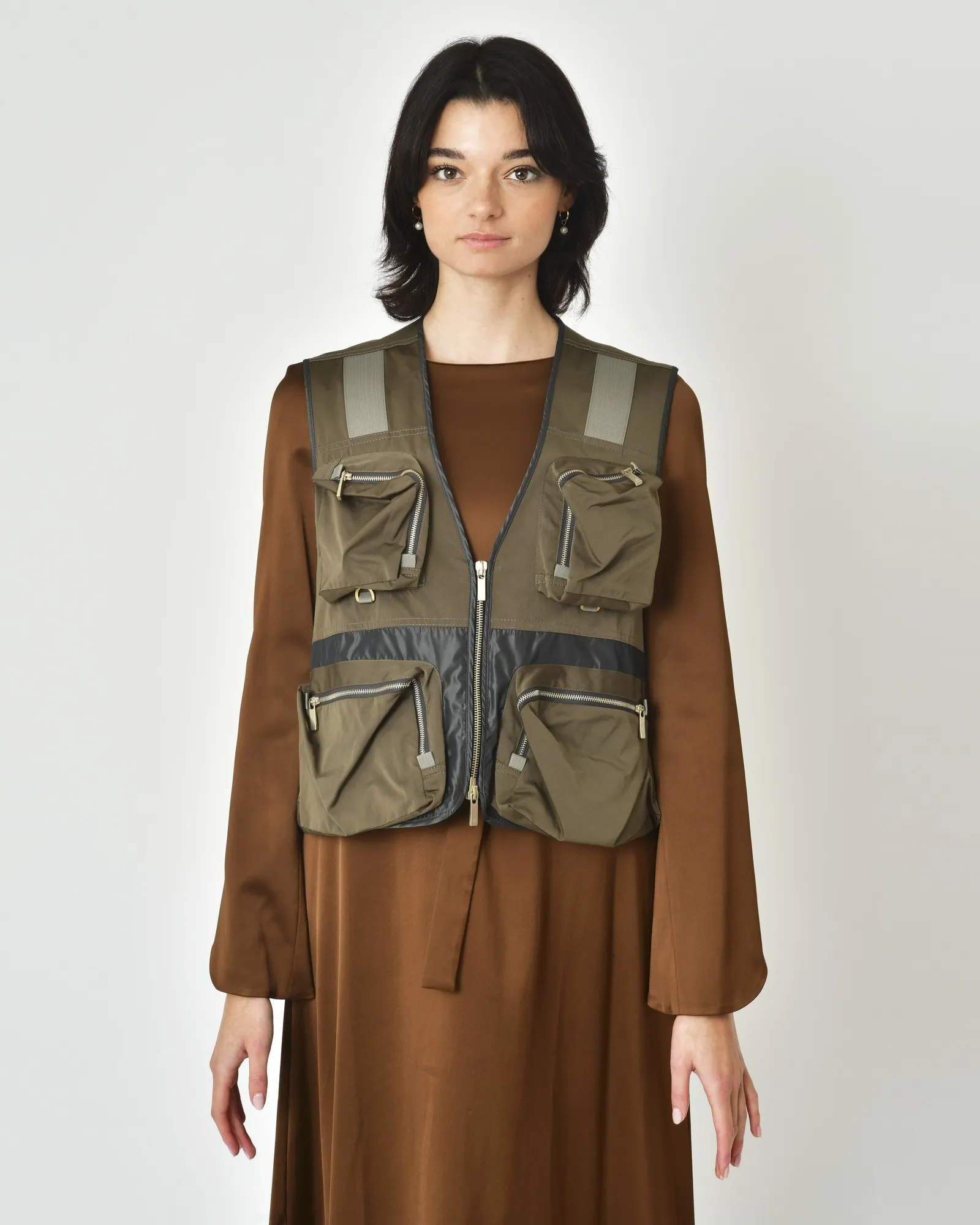 Gilet militaire à quatre poches Lorena Antoniazzi 