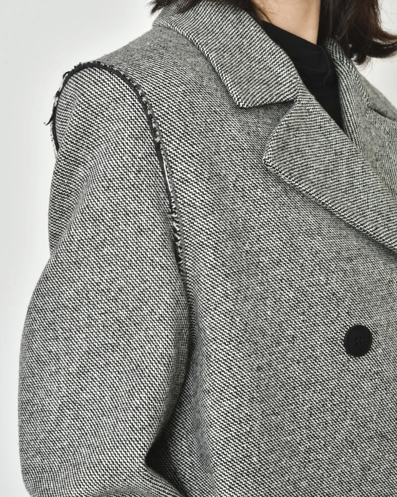 Manteau long en laine mélangée Malloni 