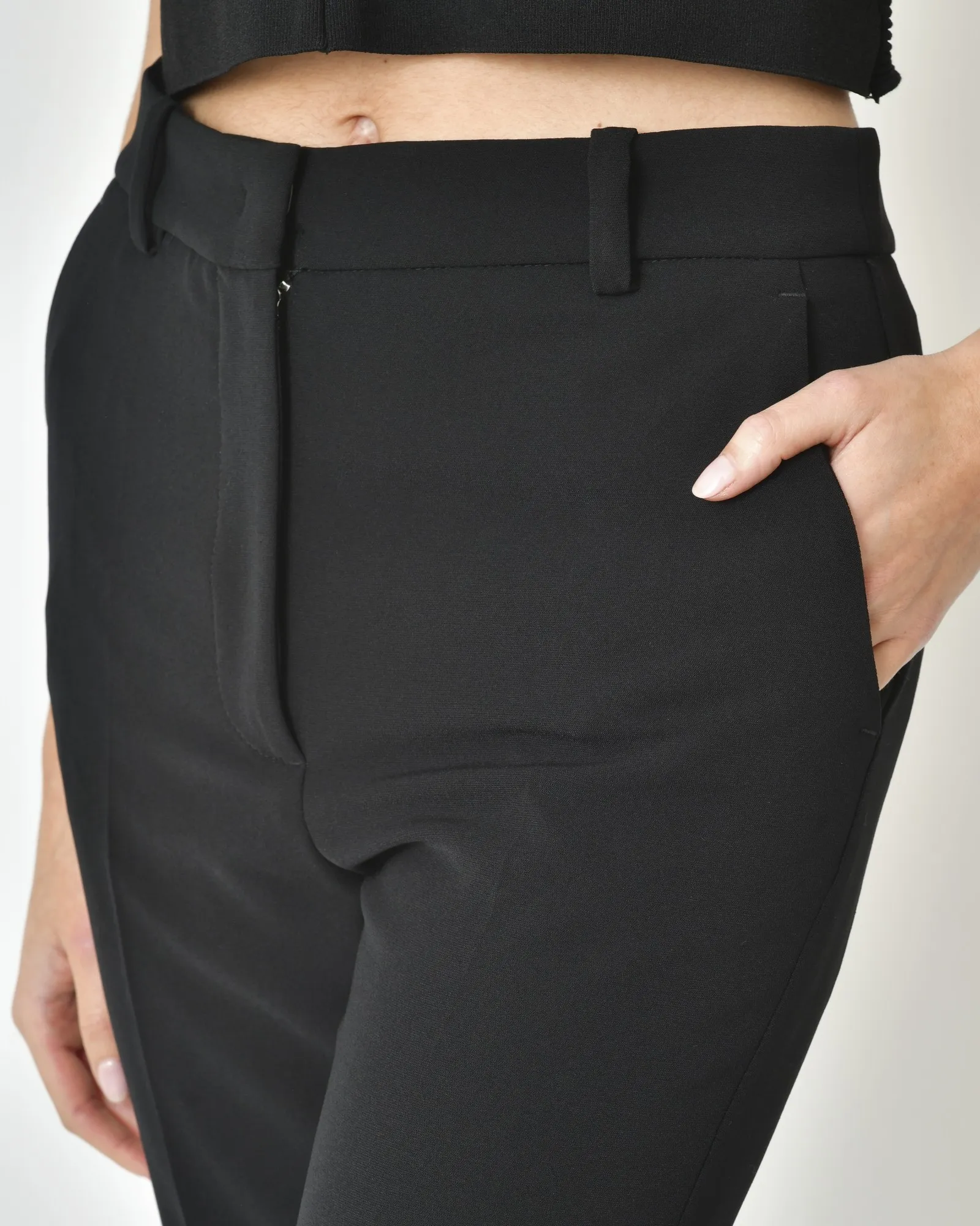 Pantalon tailleur à fentes Malloni 