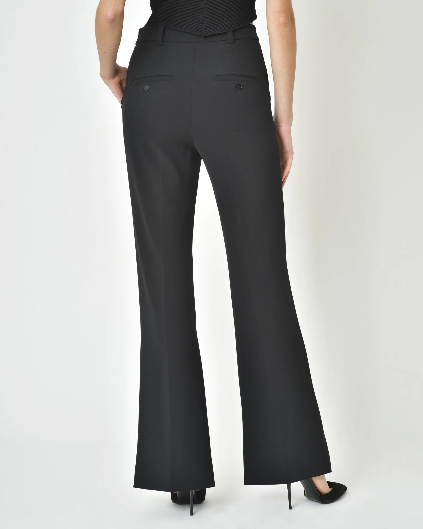 Pantalon tailleur à fentes Malloni 