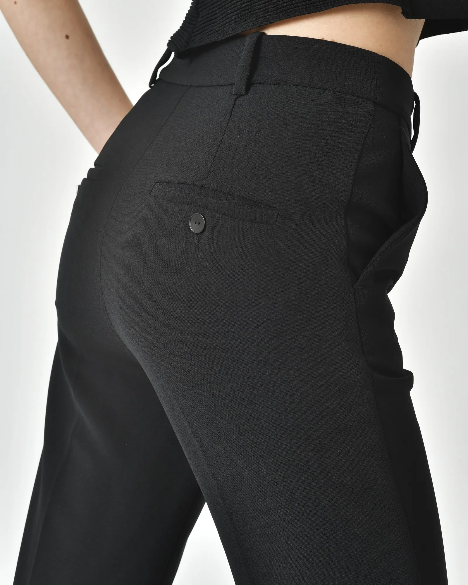 Pantalon tailleur à fentes Malloni 