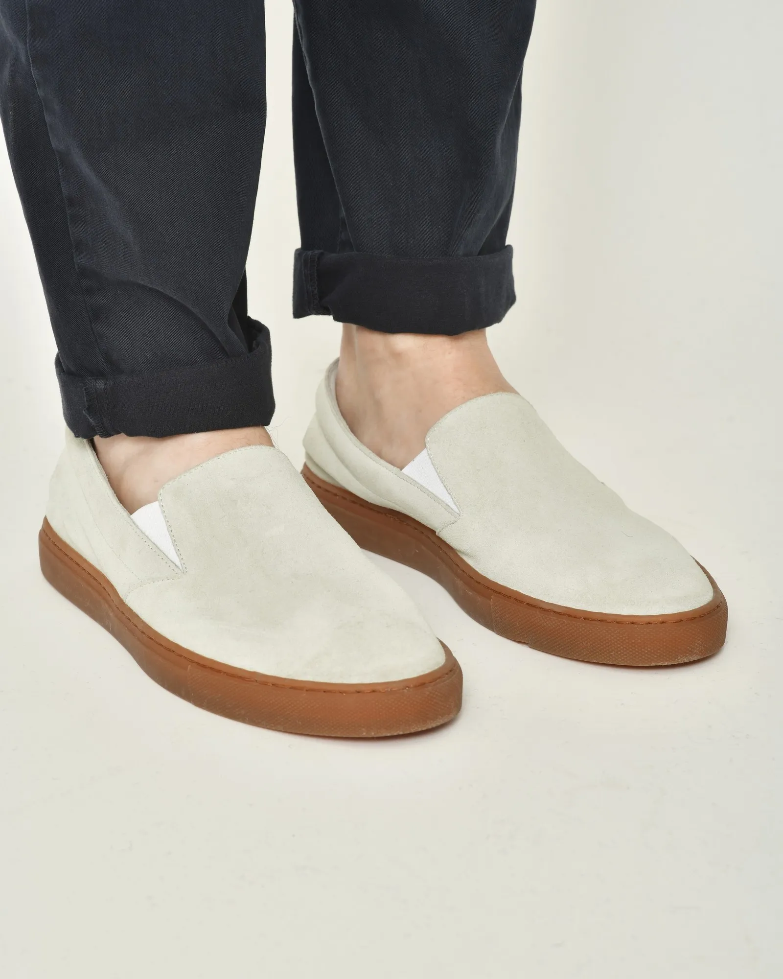 Slip-on en daim ivoire Casheart 