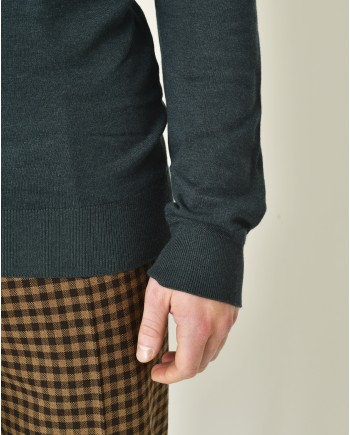 Pull à col montant vert Scotch & Soda 