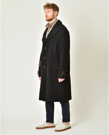 Manteau long en laine mélangée Xagon Man 