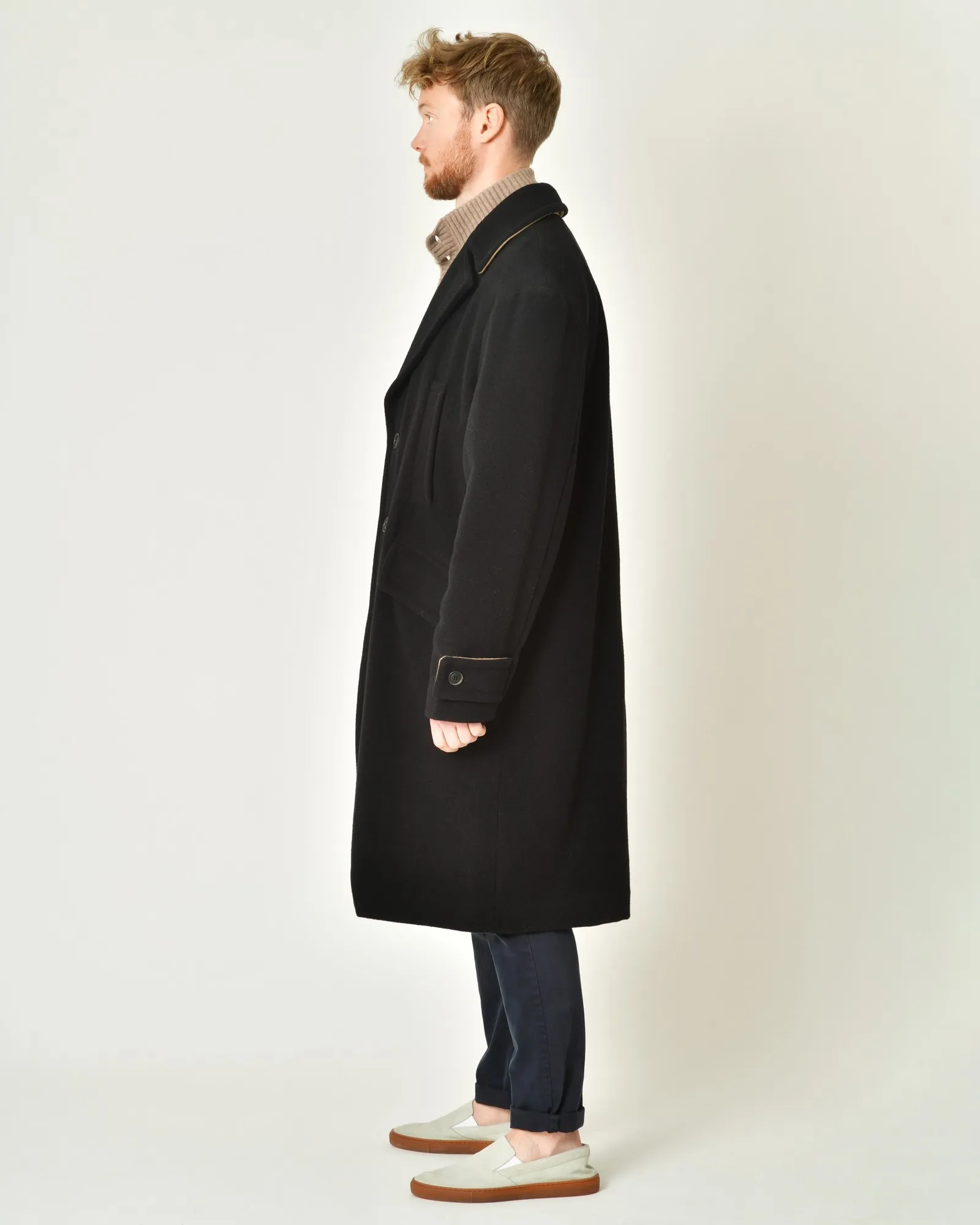 Manteau long en laine mélangée Xagon Man 