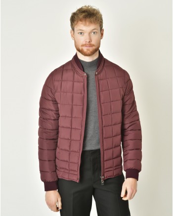 Blouson matelassé bordeaux Giancarlo Rossi 